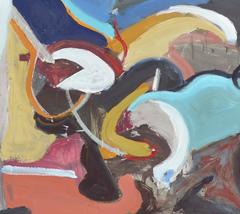 Peinture expressionniste abstraite du milieu du siècle dernier