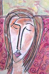 Paper Portrait Drawings and Watercolors