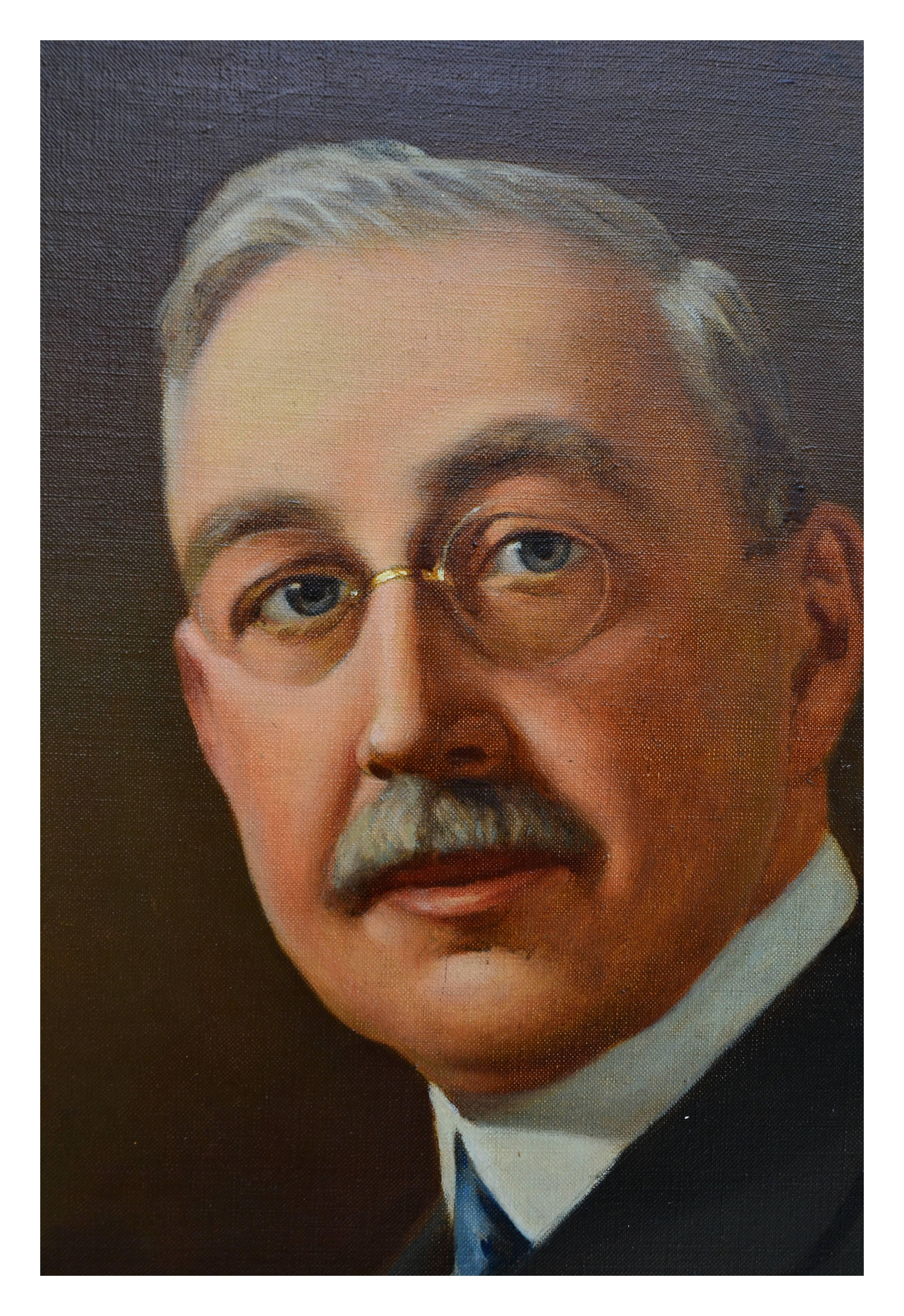 Portrait - Painting by J.G. Carr