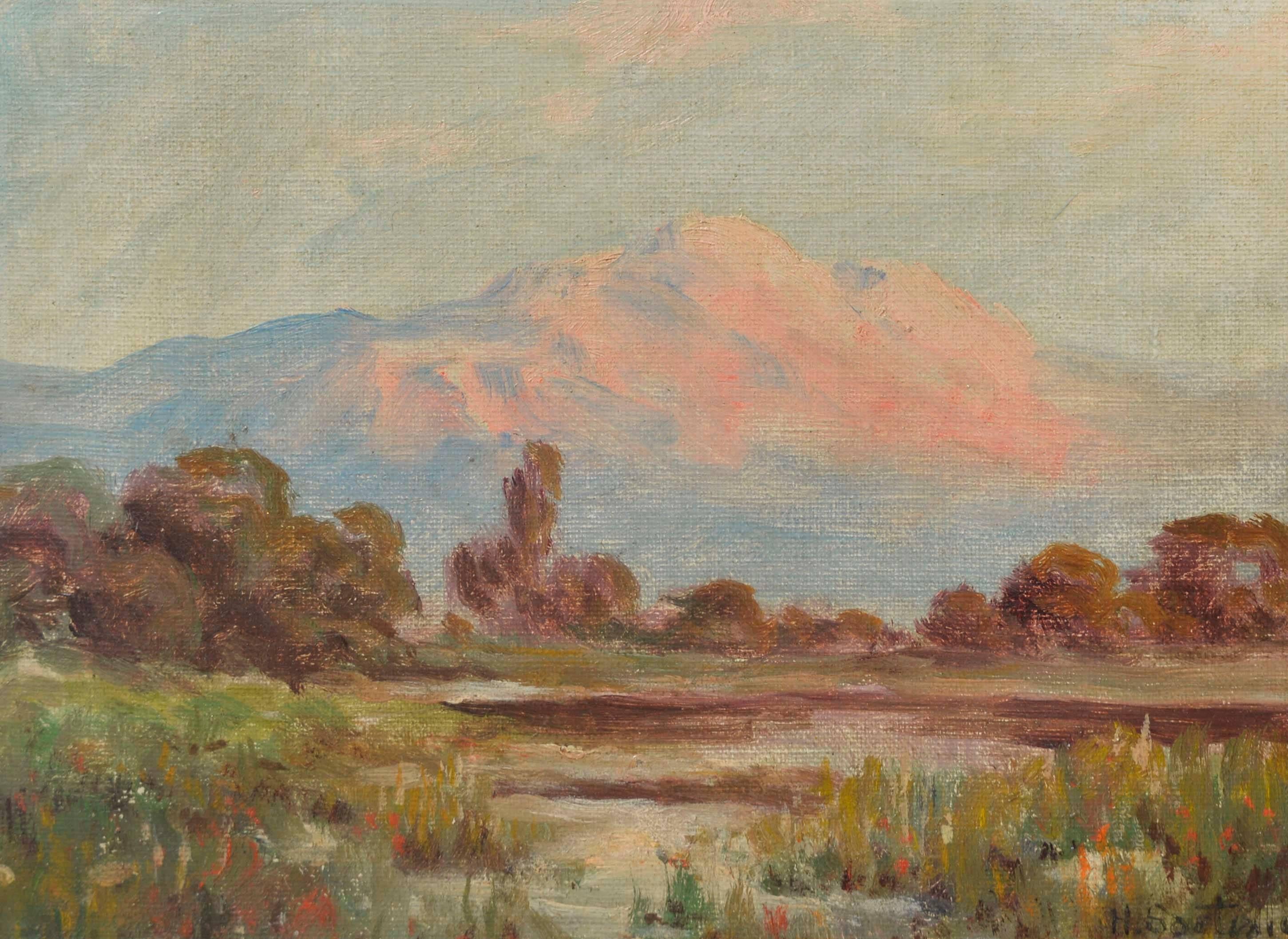 Mount Tamalpais California Landscape - Painting by Herbert Sartelle