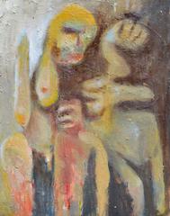 Expresionista Abstracto Abrazo Tierra Figurativo