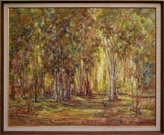 Vintage Forest Landscape -- Woodland Tapestry