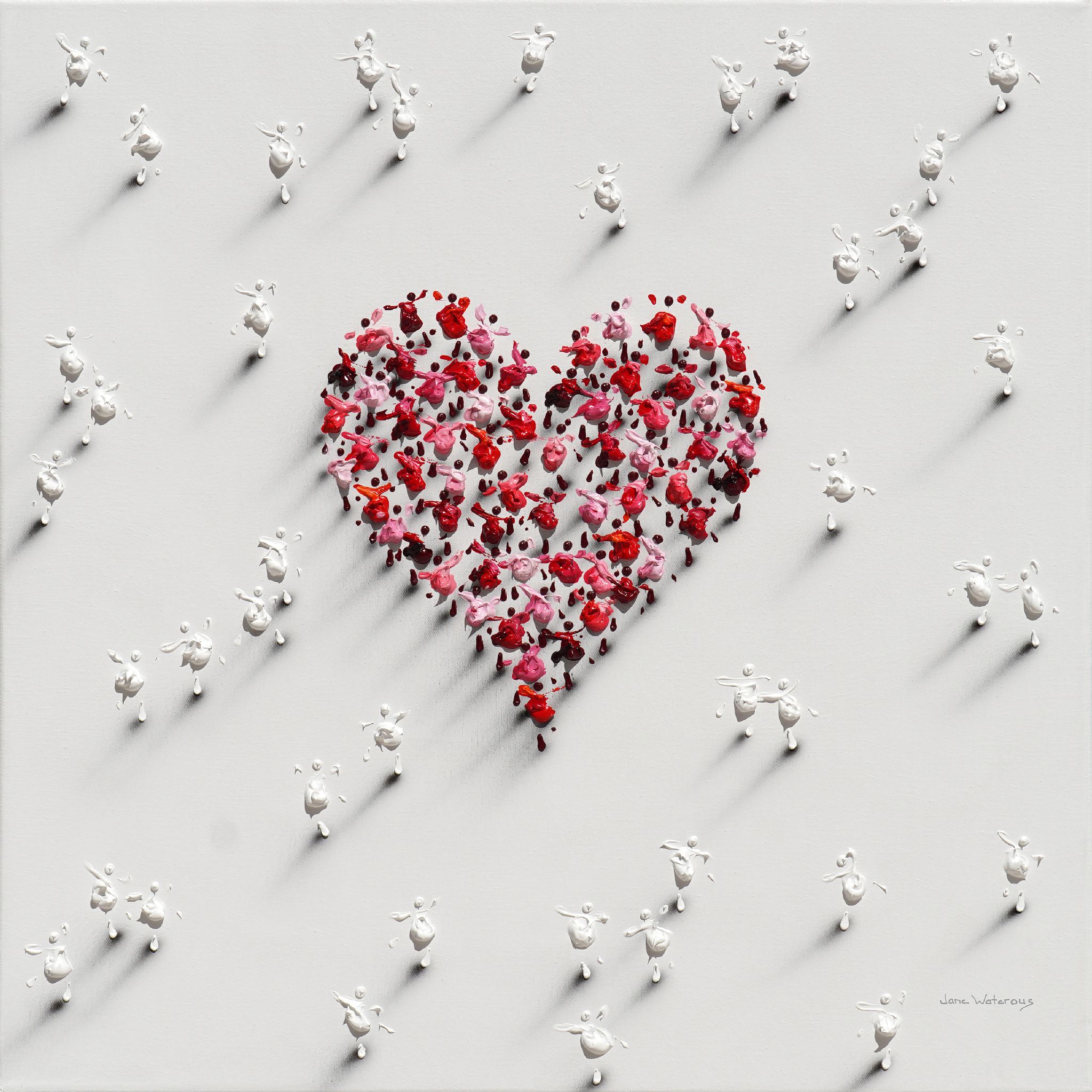 Jane Waterous Abstract Painting - My Heart