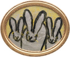 3 Bunnies Silver Oval (Mexico)