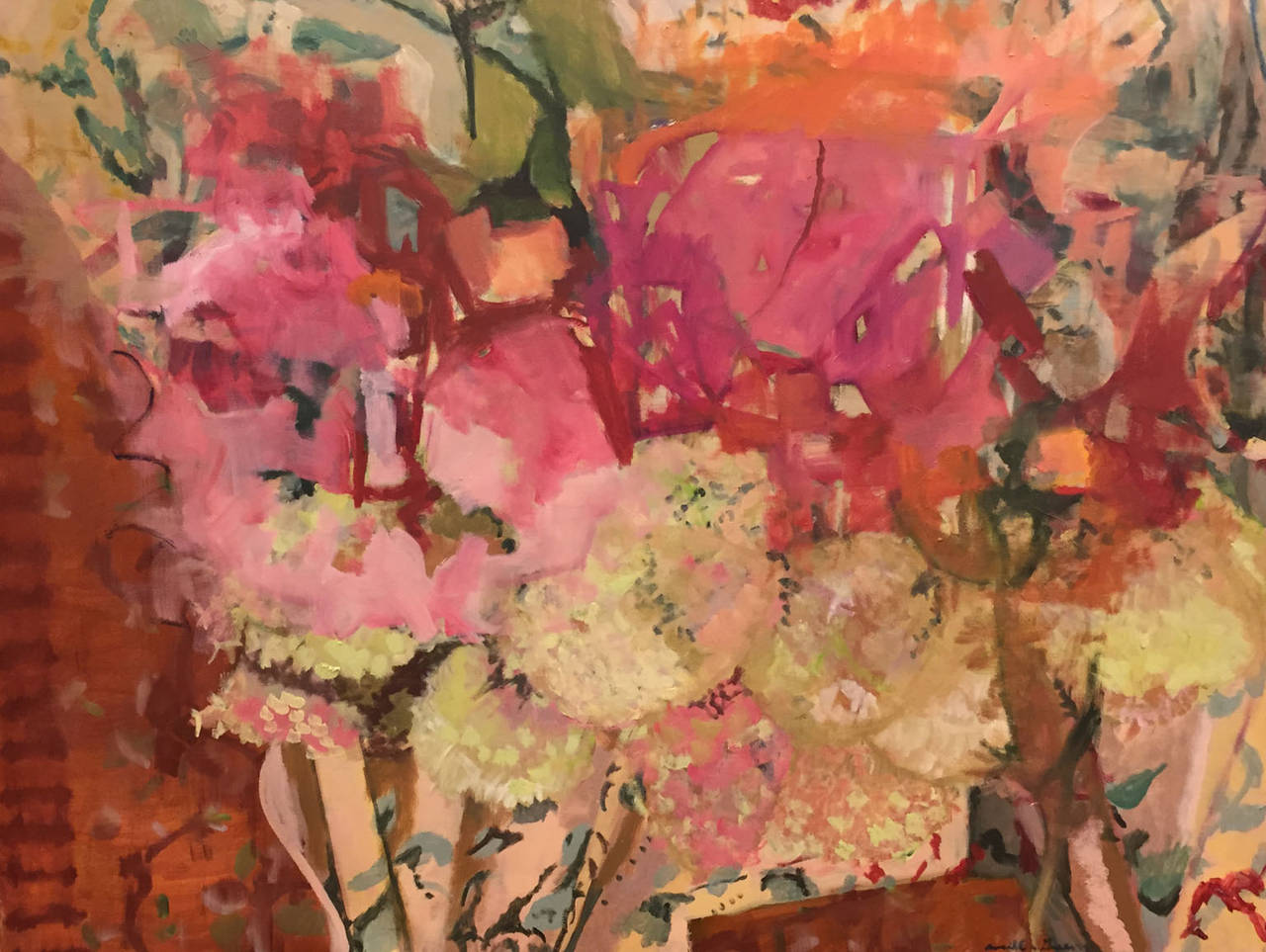 Christine Averill-Green Still-Life Painting - Floral Burst