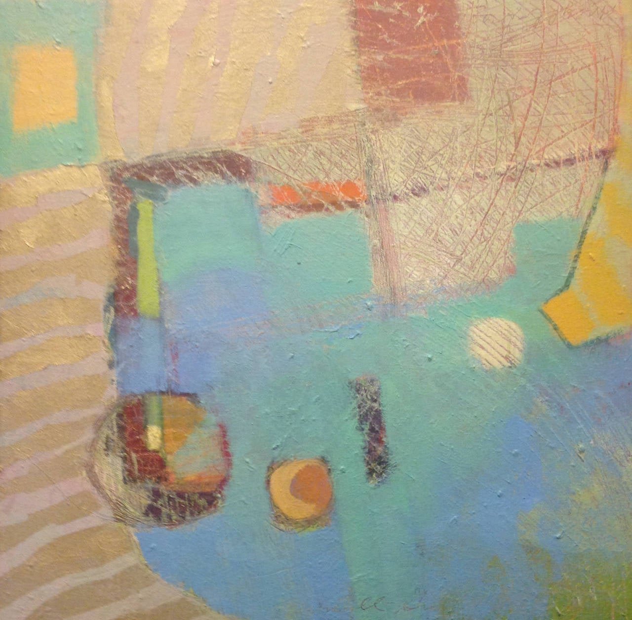 Christine Averill-Green Abstract Painting - Above it All