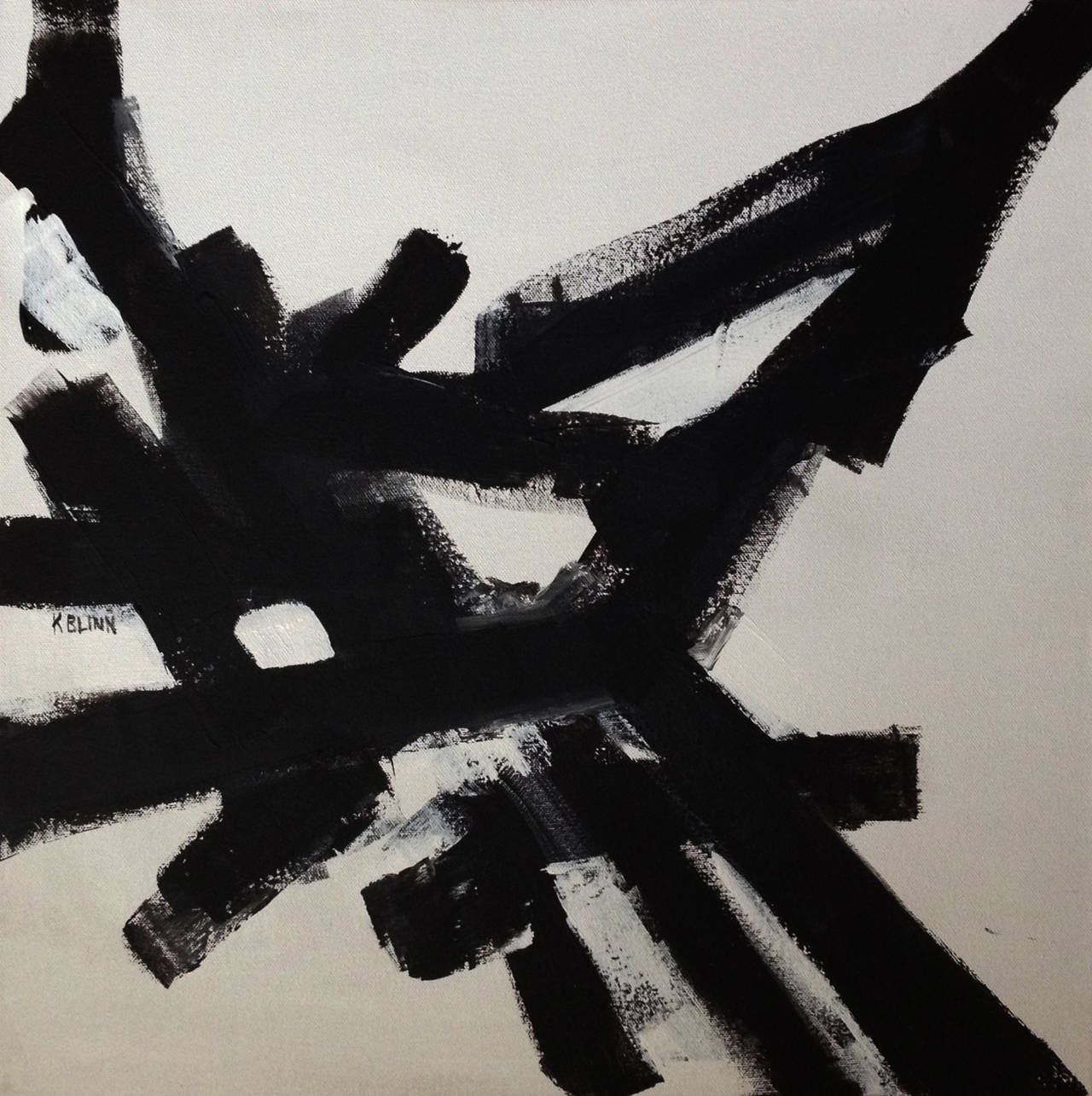 Kathi Blinn Abstract Painting - Squared