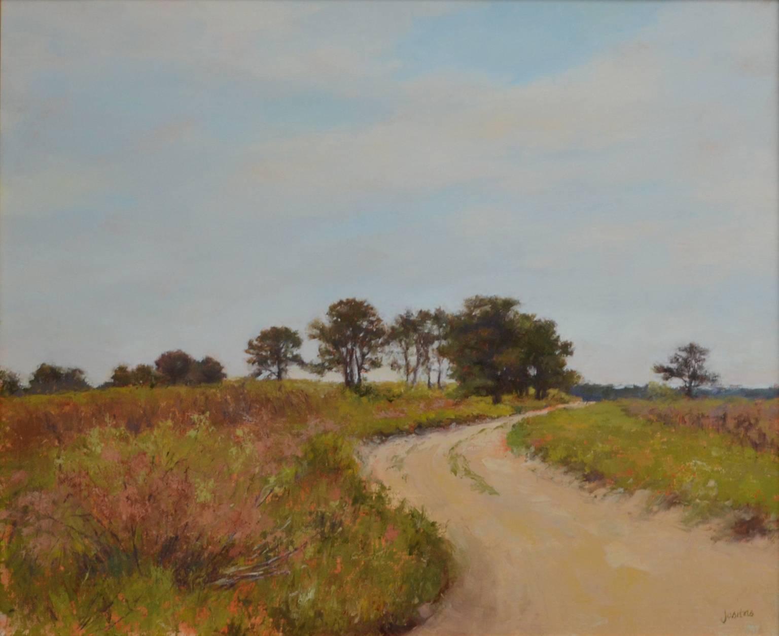 Out on the Moors, Nantucket - Painting by Susan Jositas