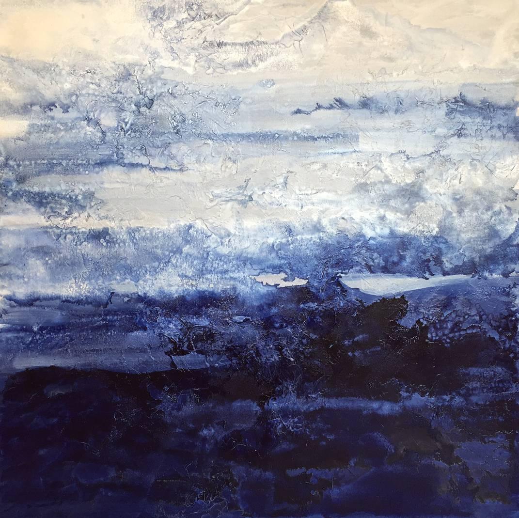 Teodora Guererra Abstract Painting - The Perfect Storm