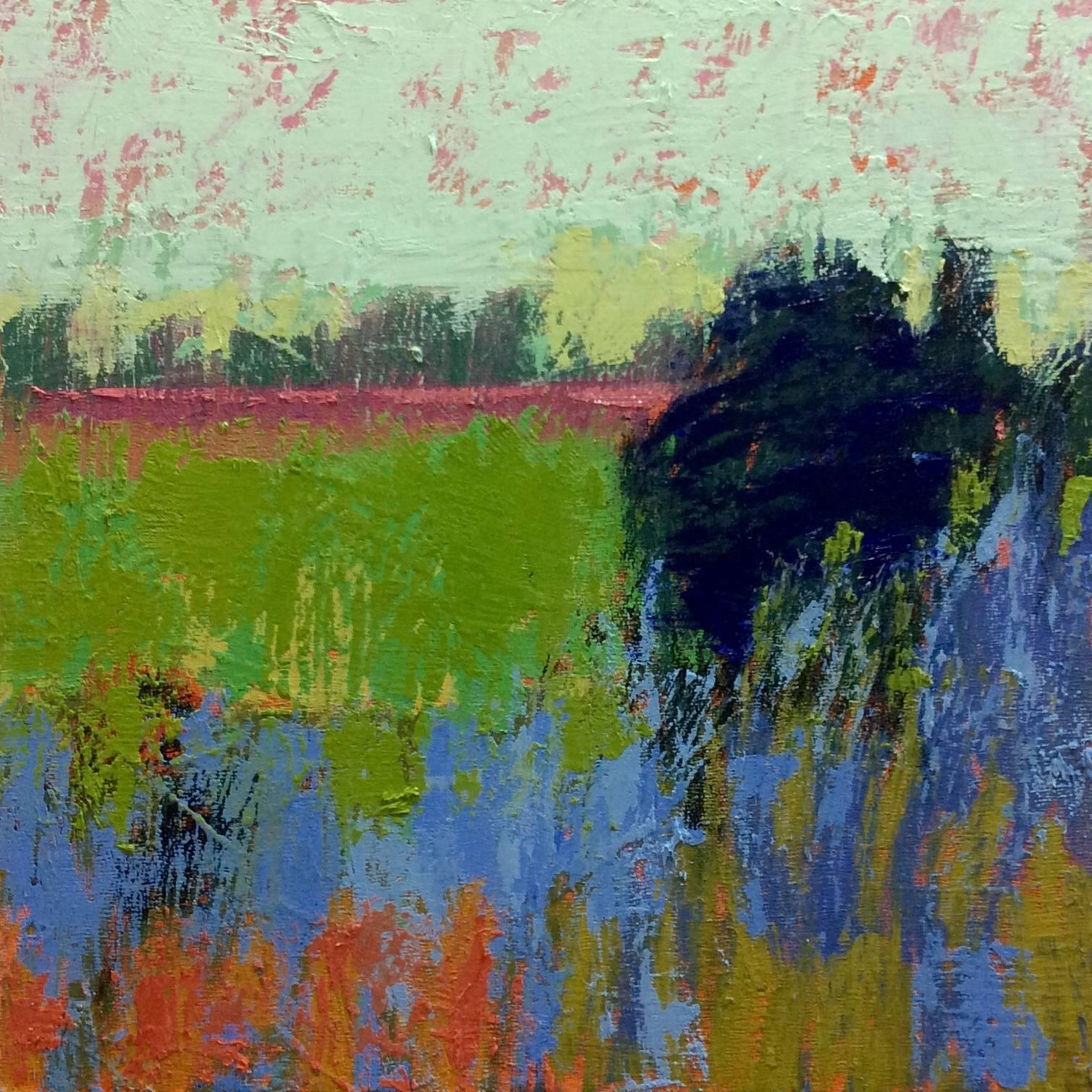 Jane Schmidt Landscape Painting - Paesaggio #6