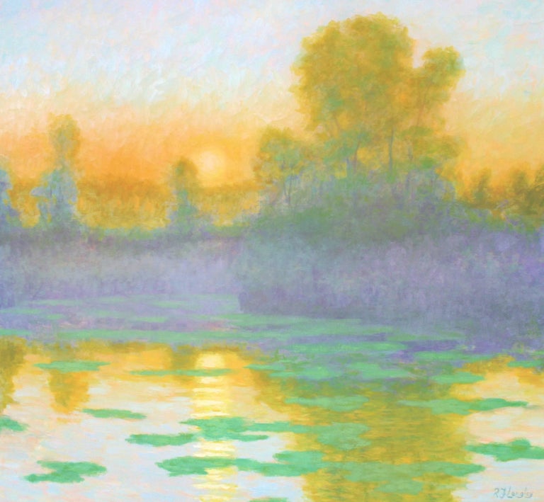 Rob Longley Summer Sunrise Abstract Contemporary Landscape