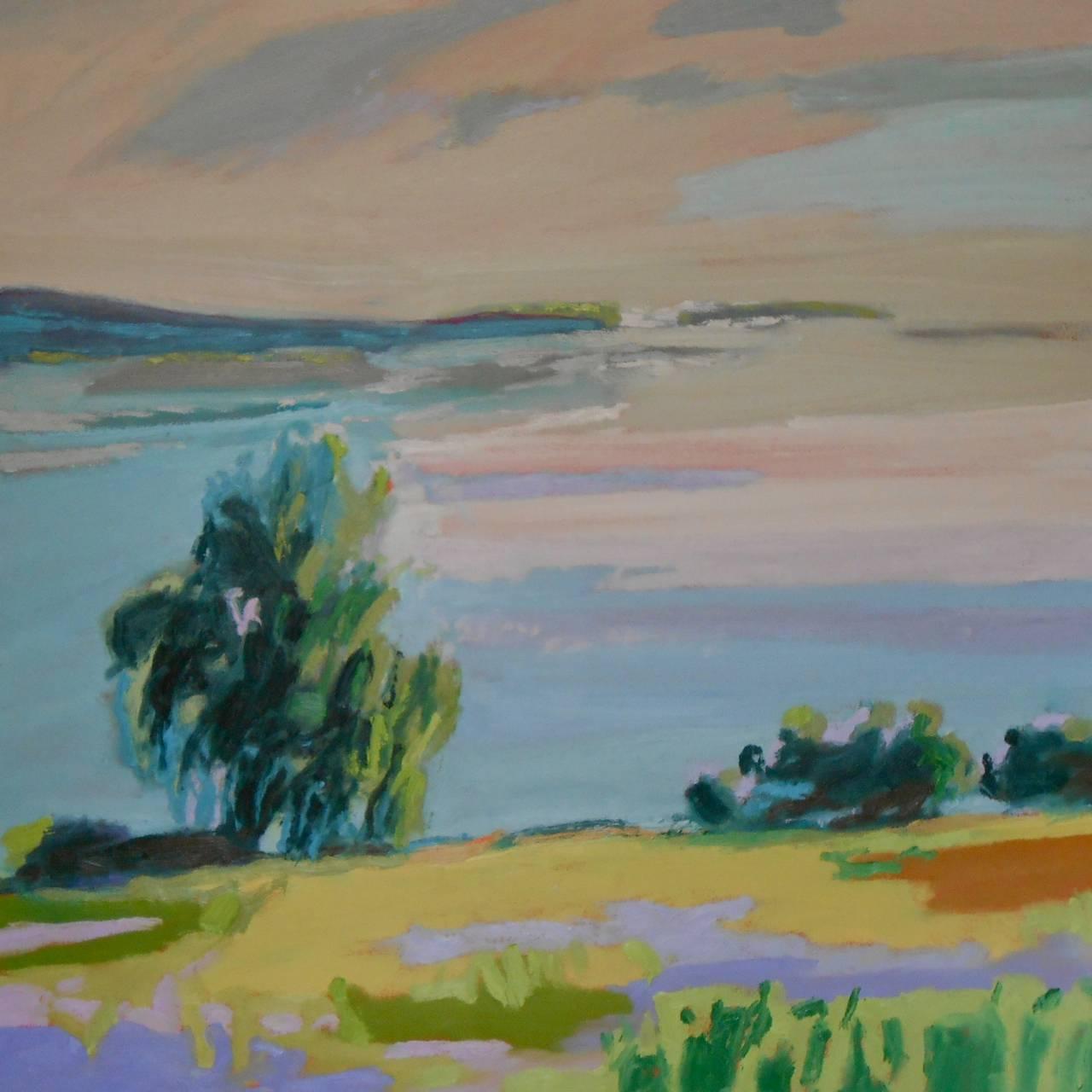 Jane Schmidt Landscape Painting - Lake View