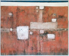 "Sobras, " 1960s Modern Abstract Painting
