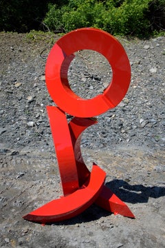 'Toreador Rhythm #2', abstract geometric aluminum indoor/outdoor sculpture