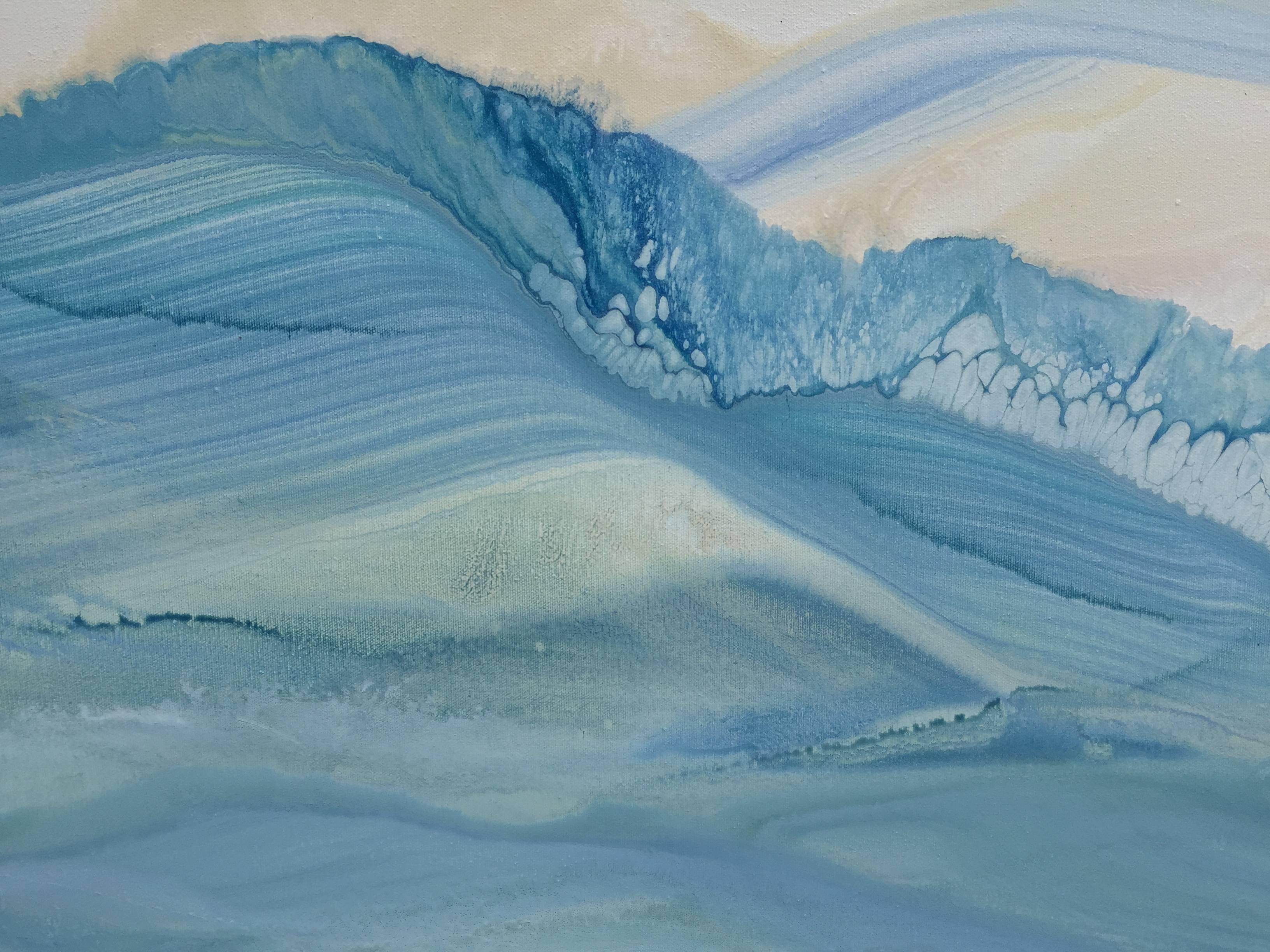 Surf Play - Abstract Painting by Teodora Guererra