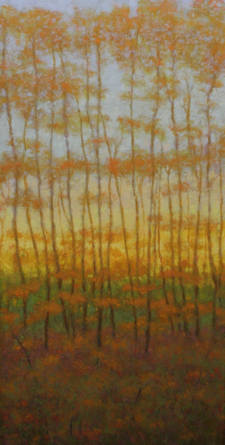 Robert Longley Landscape Painting - Autumn Sunset