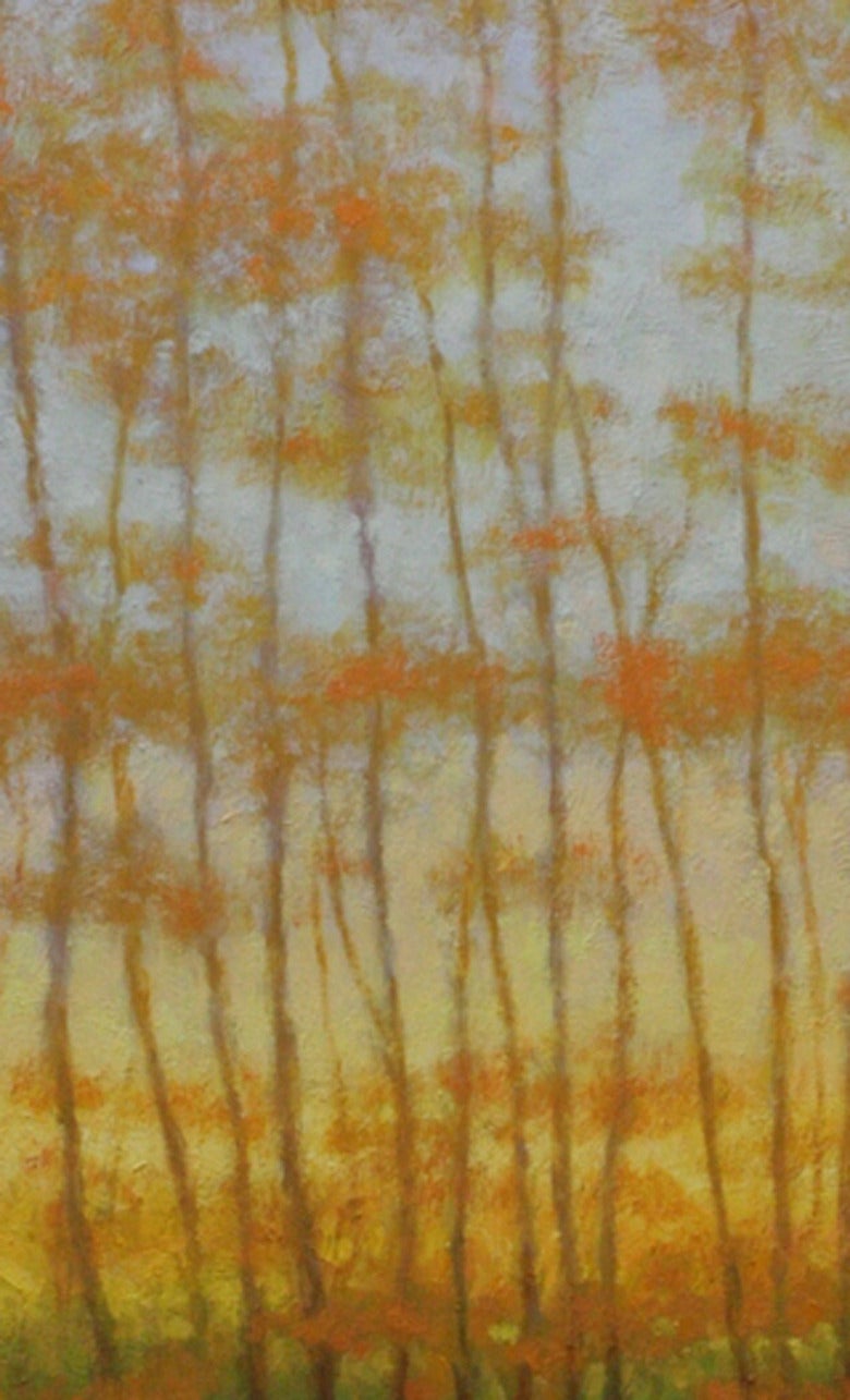 Autumn Sunset - Painting by Robert Longley