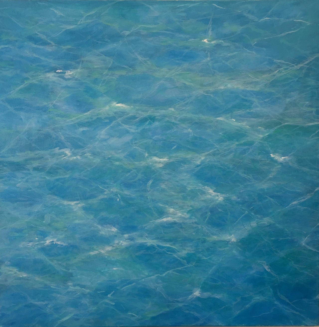 Megan Ruch Abstract Painting - Pool Water I