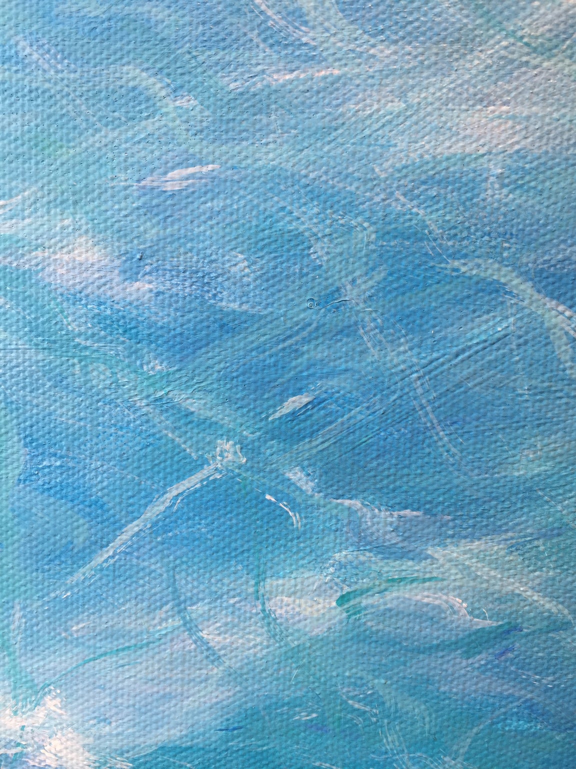Pool Water I - Painting by Megan Ruch
