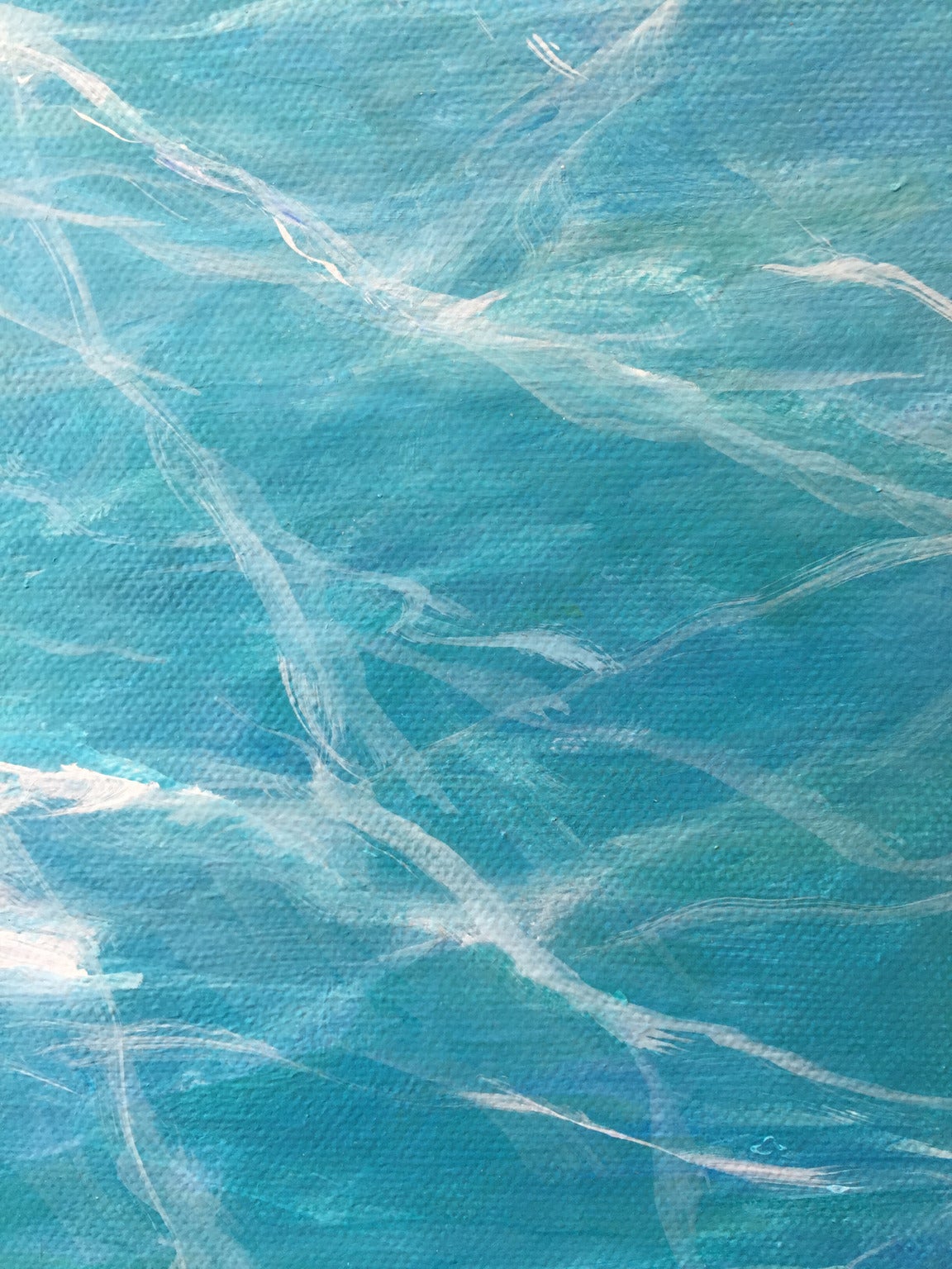 Pool Water II - Painting by Megan Ruch