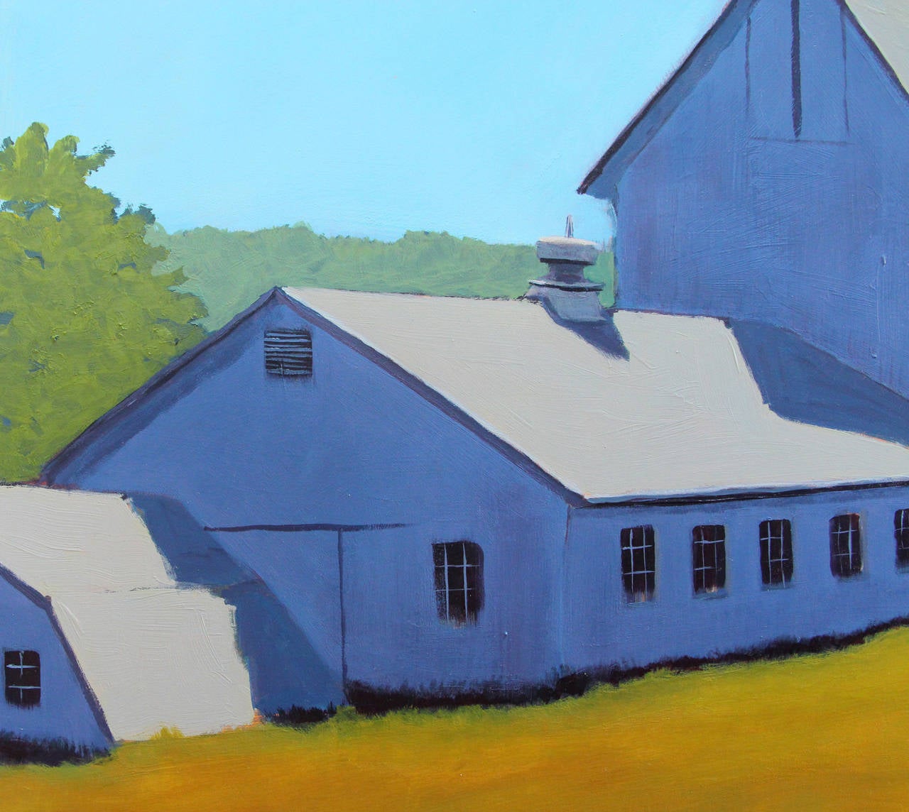 Carol C. Young is landscape painter working in acrylics and oils. She is a plein air painter as well as a studio artist whose work is primarily identified by a bold use of light and shadow along with iconic depictions of the rural landscape.
A fine