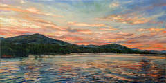 Sonnenuntergang Lake George