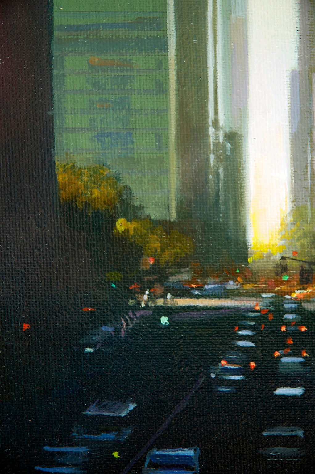 City Vista - Painting by Ed Little