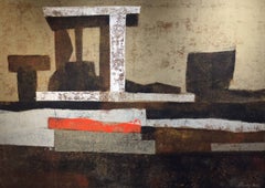 « Periode », peinture abstraite moderne des années 1970