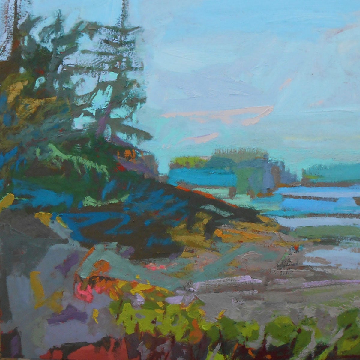Jane Schmidt Landscape Painting - Vinalhaven #1