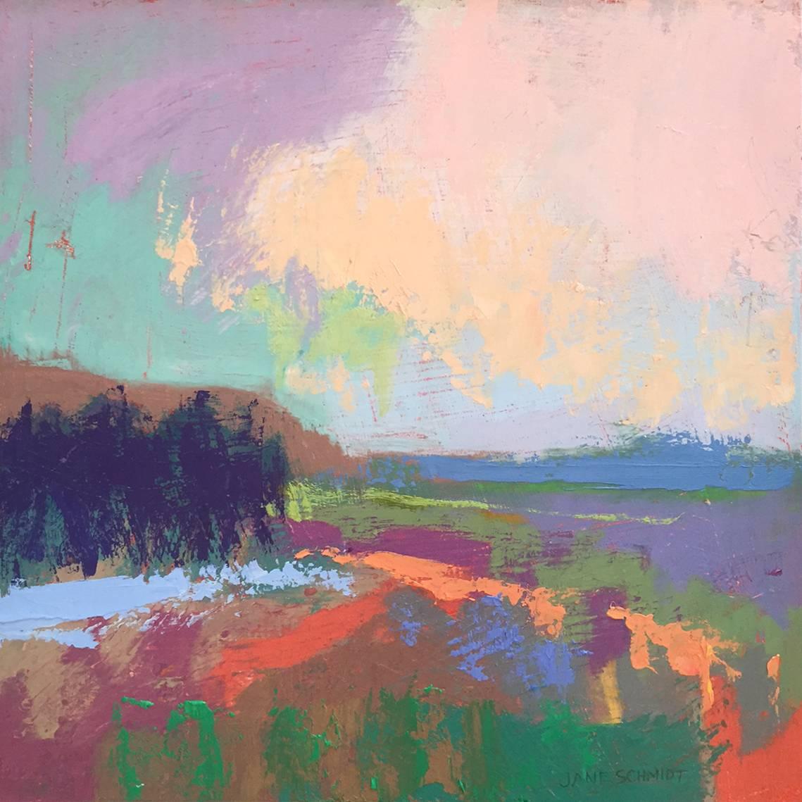 Jane Schmidt Landscape Painting – Vista Vl