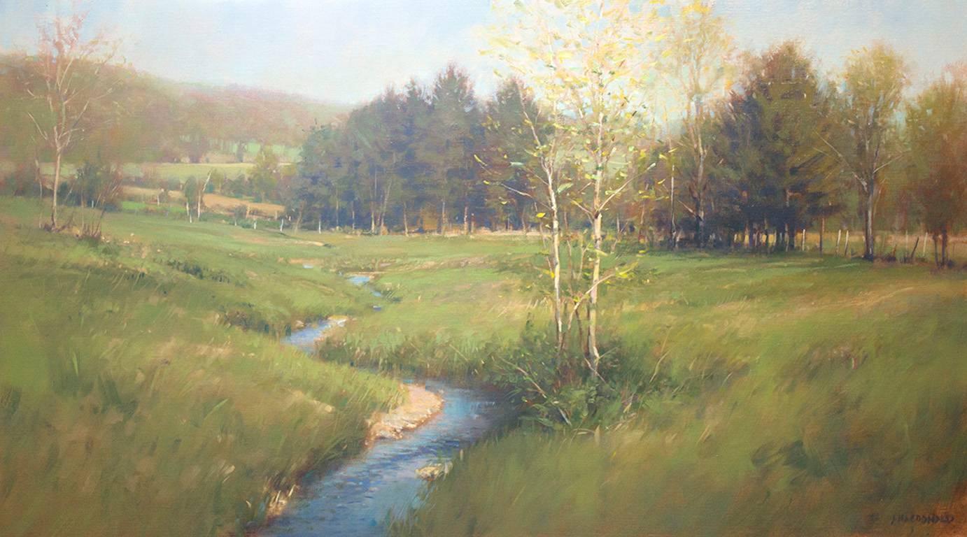 John MacDonald Landscape Painting - Spring Fields