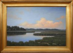 'Magic on the Horizon', Cape Cod Modern Impressionist Marine Oil Painting