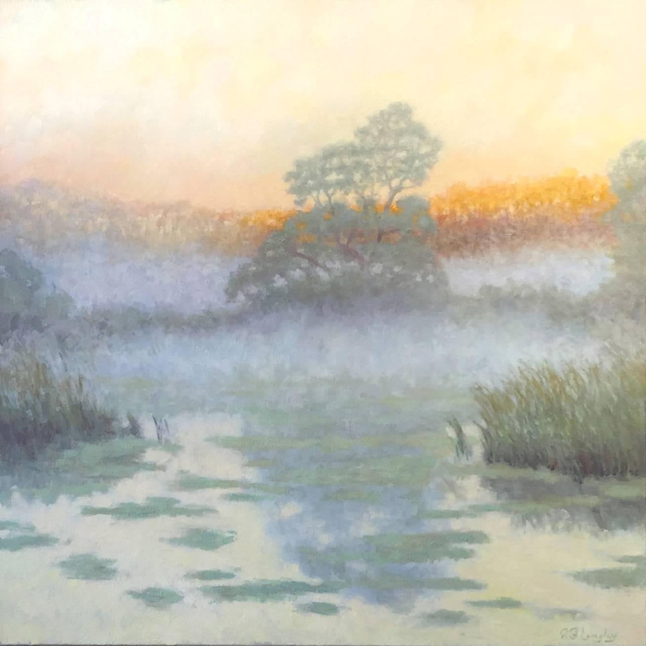 Robert Longley Landscape Painting - Morning Mist