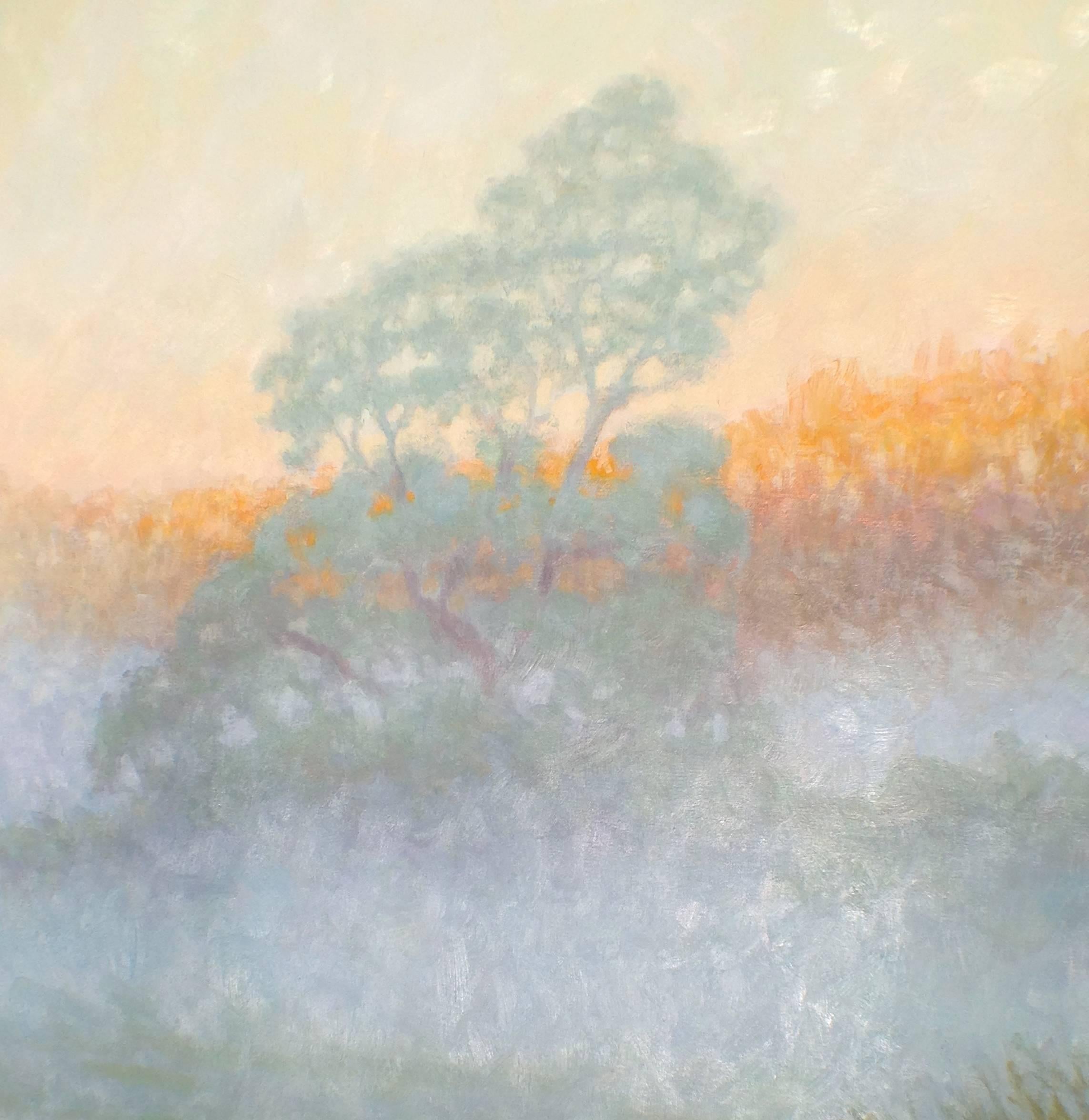 Impressionism, landscape, nature, morning, water, tree, sunrise, living room, bedroom, sitting room, mist, fog

Rob Longley's training as an artist began when he first studied painting with Dick Goetz at the Malden Bridge School of Art in the summer