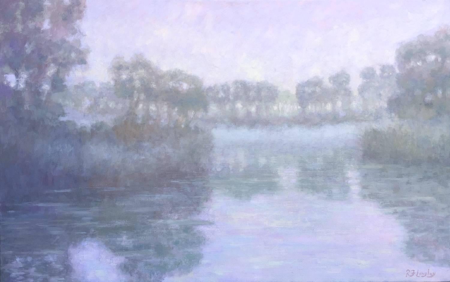 Robert Longley Landscape Painting - Springtime Serenity