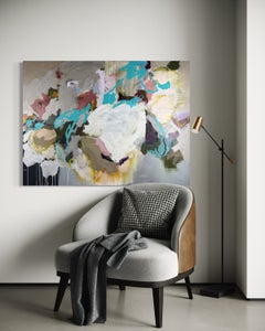 « Le réconfort des rituels », peinture abstraite originale