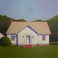 "Thursday's Smile, " Contemporary Cottage Landscape Painting