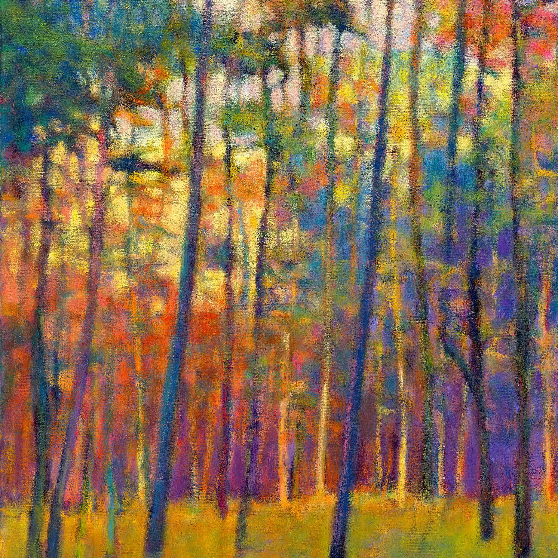 Glittering Forest - Painting by Ken Elliott