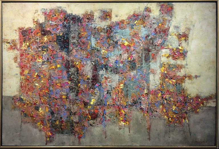 Stanley Bate "Iberian Images", 1960's MidCentury Modern Abstract