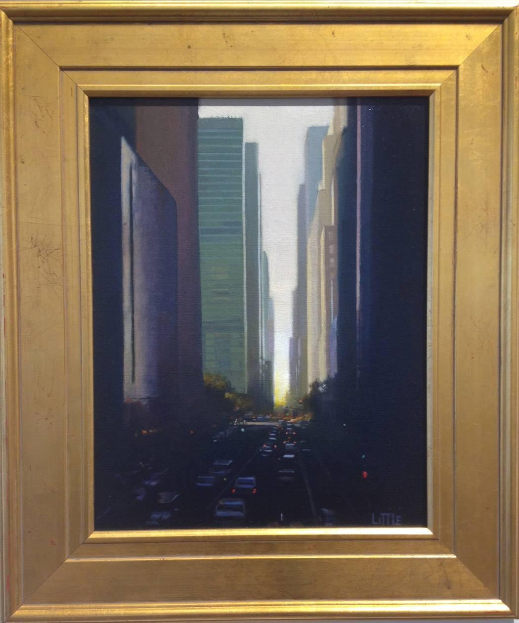 Another beautiful view of the City streets - enlightened by Mr. Ed Little, as he continues to awe us with his works. Tall buildings, trafficked streets and beautiful peeking skies have become a favorite subject for him.

ABOUT ED LITTLE

Edward