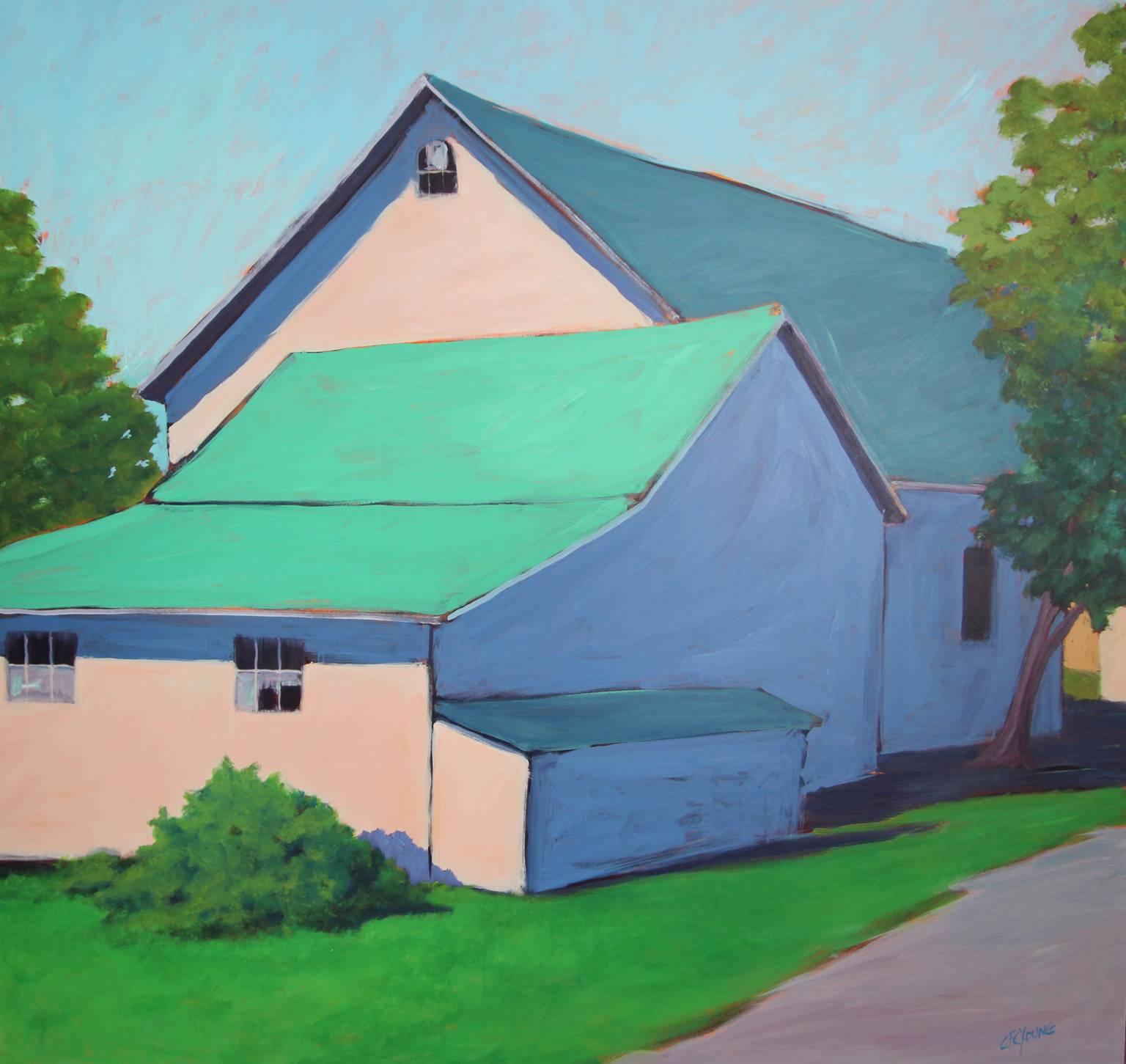 Carol Young Landscape Painting - Barn on Bronson Road