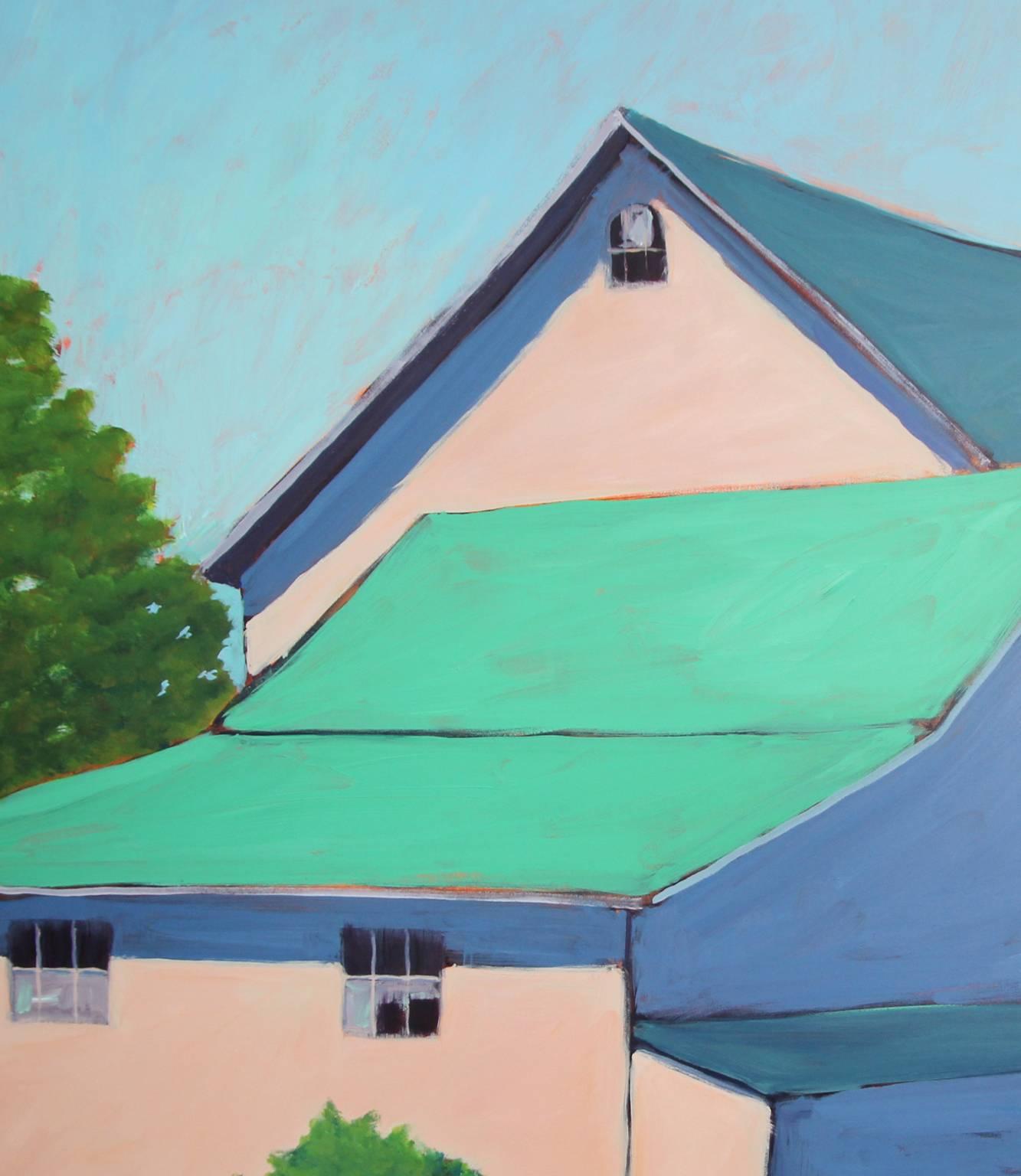 Barn on Bronson Road - Painting by Carol Young