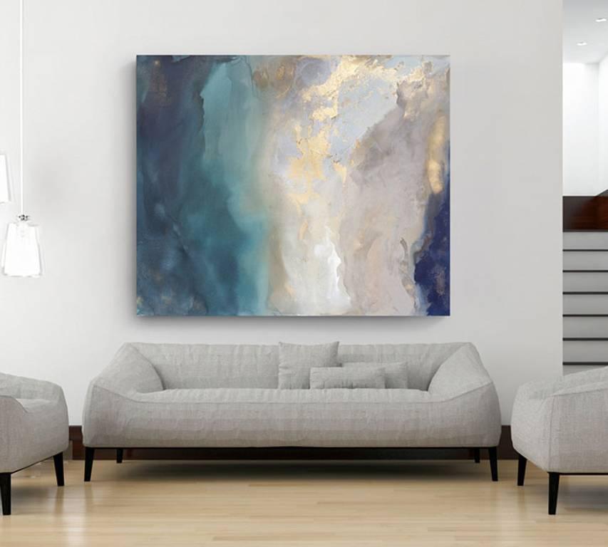 Saint Helena - Abstract Painting by Julia Contacessi