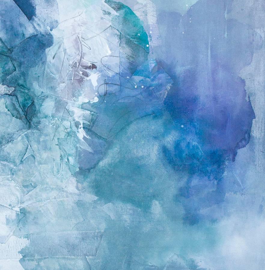 Just Beneath  - Abstract Painting by Julia Contacessi