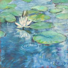 melody:: peinture à l'huile impressionniste contemporaine inspirée de Monet