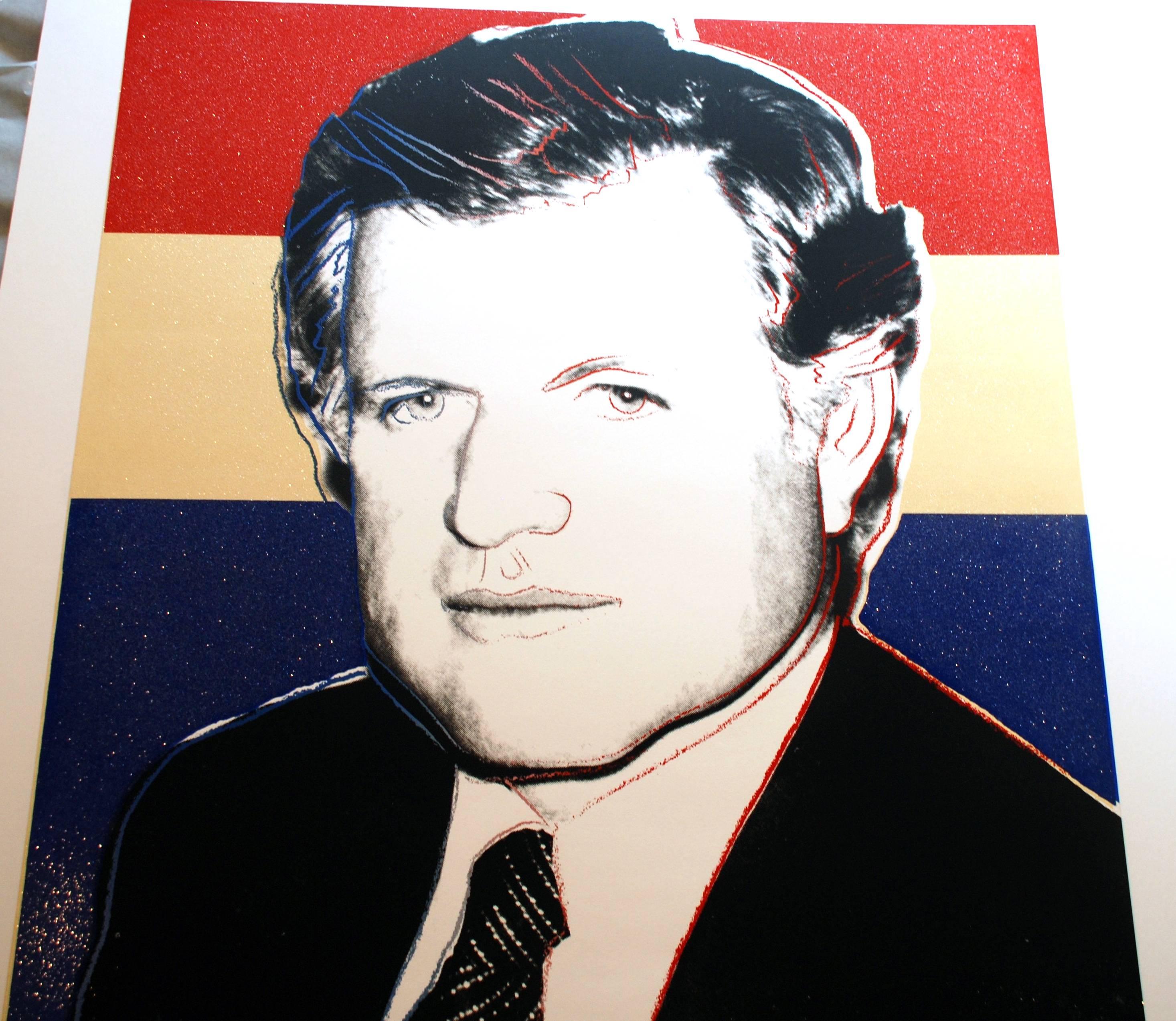 Edward Kennedy (Deluxe Edition) - Print by Andy Warhol