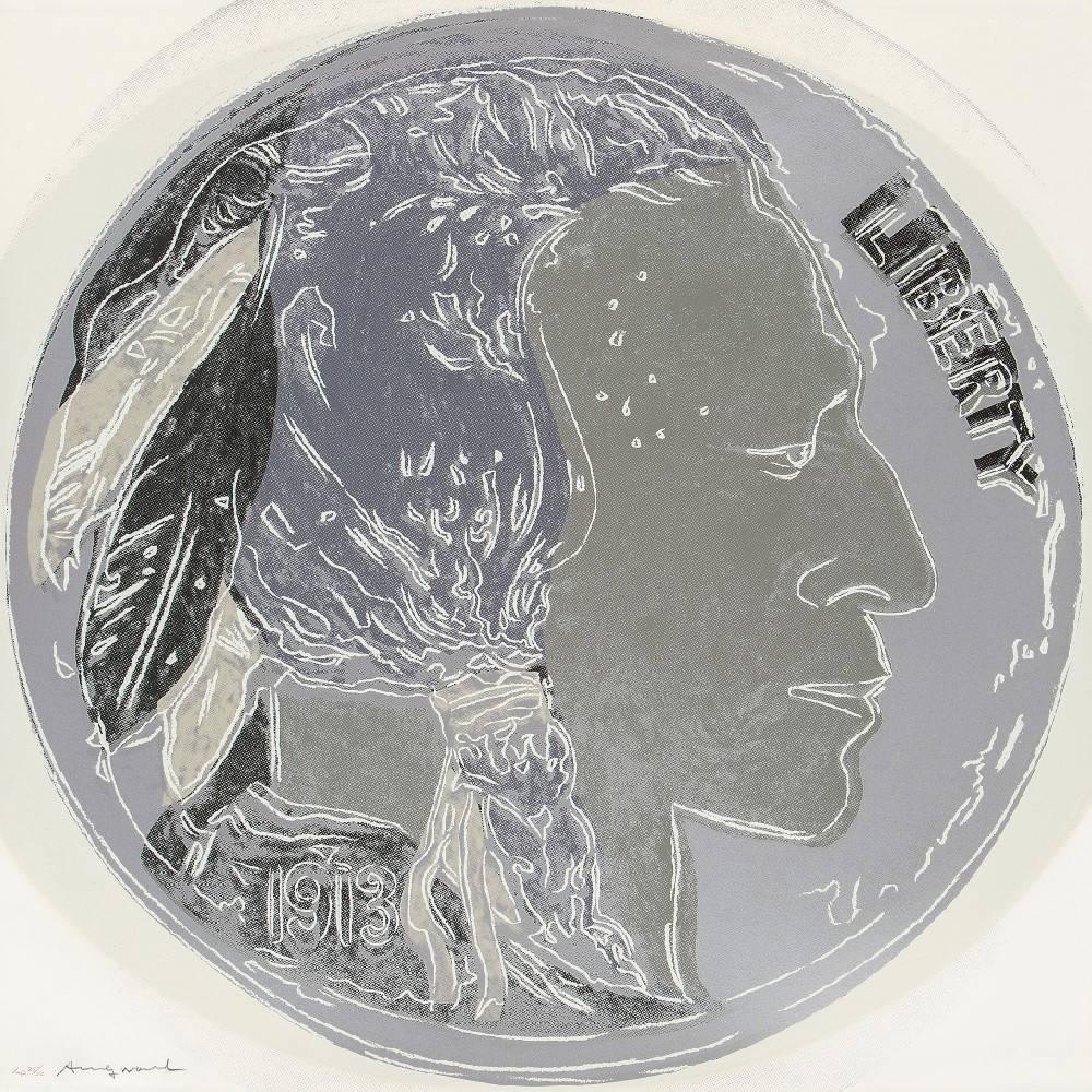 Indian Head Nickel - Print by Andy Warhol