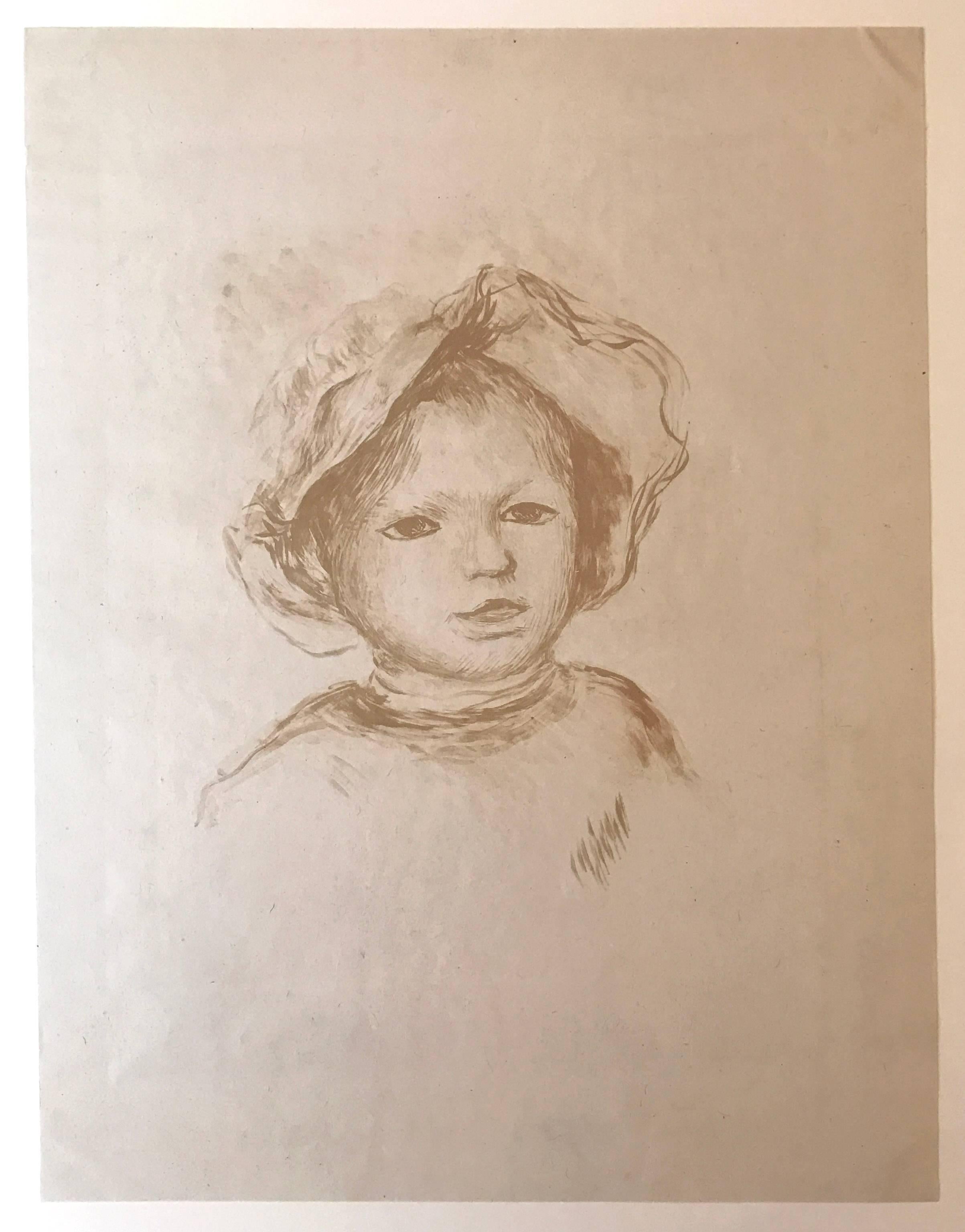 Pierre Renoir, de face - Print by Pierre-Auguste Renoir