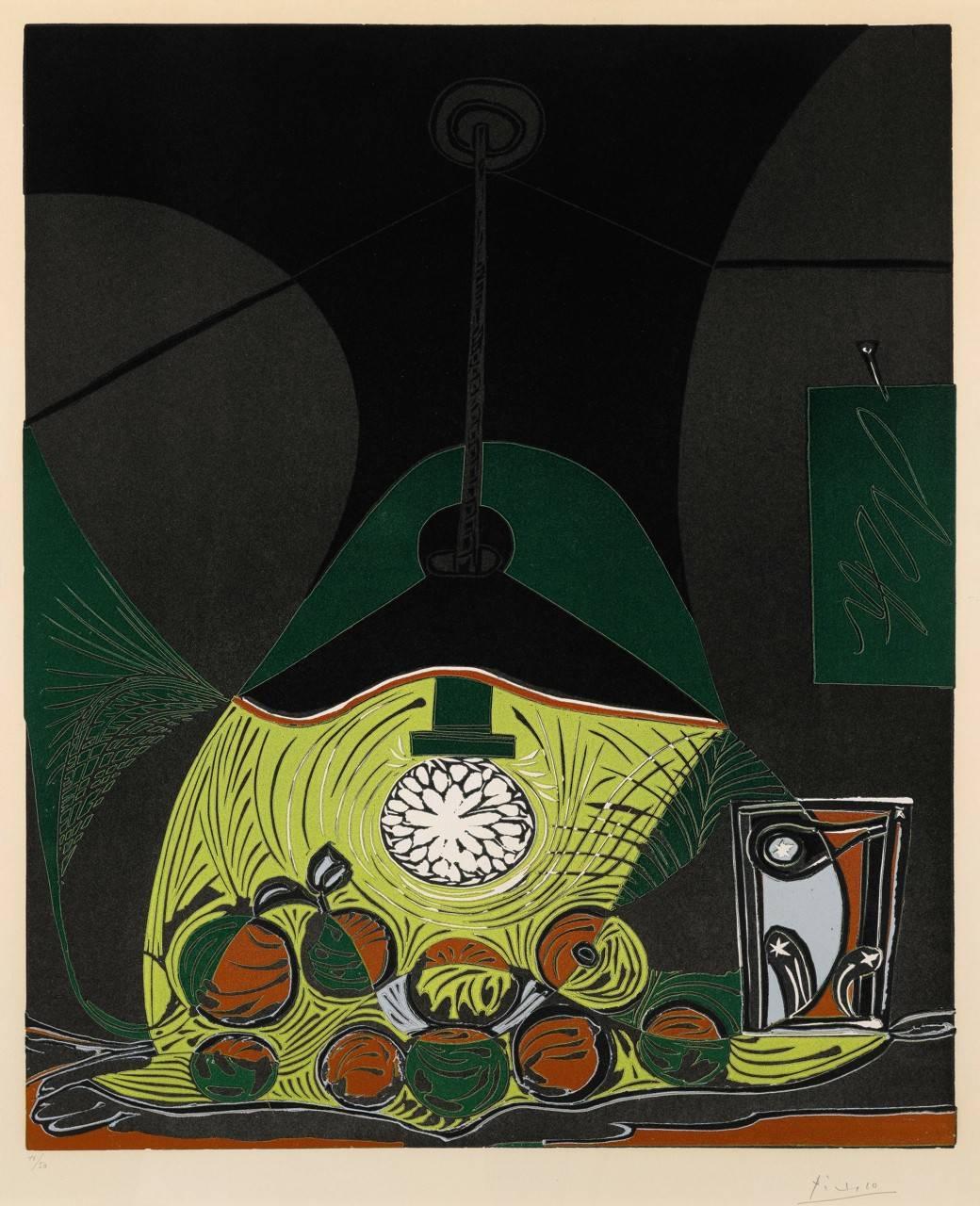 Nature Morte Sous La Lampe - Print by Pablo Picasso