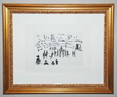 Torero Sale en Hombres de los Aficionados (The Bullfighter Out Among the Fans)